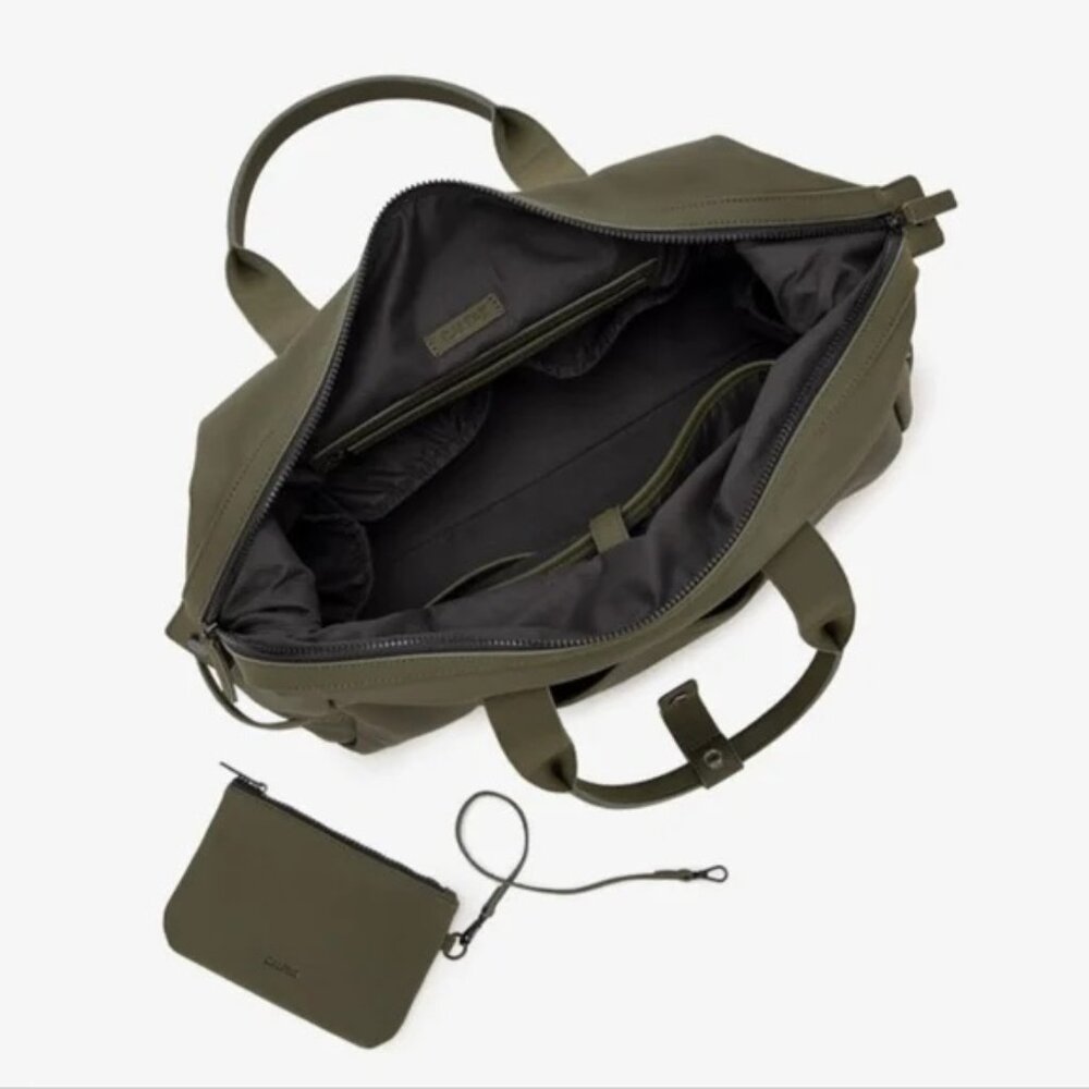 Calpak: Hue Laptop Duffel in Green - Picture 2 of 9